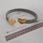 Silver and gold bracelet