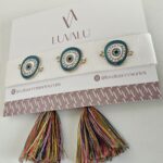 Evil eye bracelet, blue