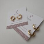 Hoops Earrigs, gold plated