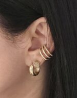 Ear Cuff,  gold plated (Single Piece) - Imagen 2