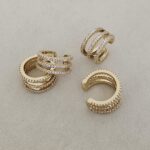 Ear Cuff,  gold plated (Single Piece)
