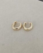 Hoops Earrigs, gold plated - Imagen 3