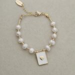 PEARL BRACELET, GOLD PLATED