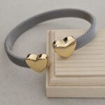 Silver and gold bracelet