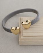 Silver and gold bracelet