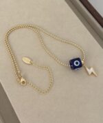 Military style chain, evil eye. - Imagen 3