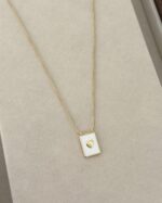 Gold- plated heart chain. - Imagen 2