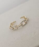 Adjustable Gold-plated Ring