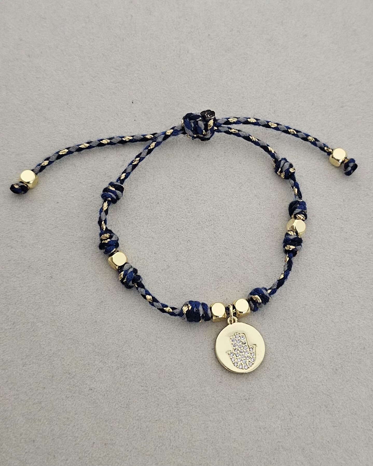 20260803_134409 Blue Cord Bracelet - Imagen 1
