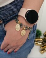 Green Cord Bracelet, Virgin - Imagen 2