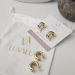 Twist Dome Hoop Earrings