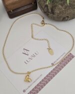 Heart Necklace - Gold - plated - Imagen 2