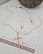 Cross Necklace - Gold-Plated - Imagen 4