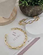 Zircon and Gold- Plated Bracelet - Imagen 2