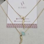 Gold- plated Charm Necklace