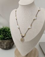 Necklace Heart-Shaped Mother-of-pearl Shells - Imagen 3