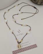Necklace Heart-Shaped Mother-of-pearl Shells