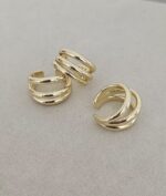 Triple Band Adjustable Ear Cuff (Single Piece)