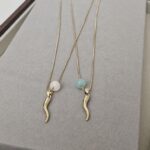 Gold- plated Charm Necklace