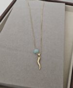Gold- plated Charm Necklace - Imagen 2