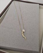 Gold- plated Charm Necklace - Imagen 3