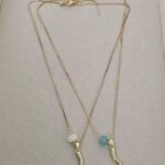 Gold- plated Charm Necklace
