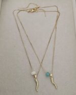 Gold- plated Charm Necklace