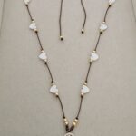 Necklace Heart-Shaped Mother-of-pearl Shells