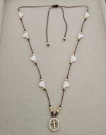 Necklace Heart-Shaped Mother-of-pearl Shells