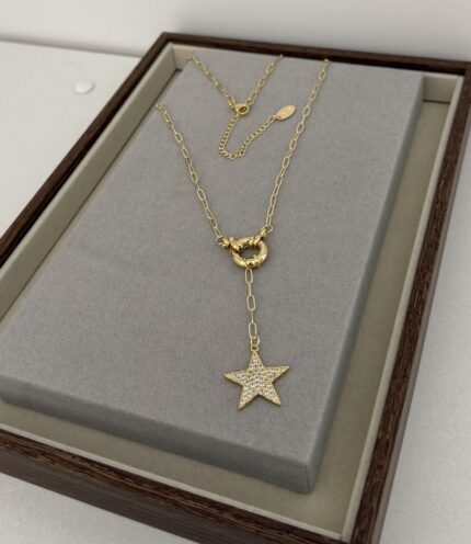 .Star Necklace and Sailor Brooch