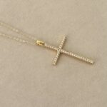 .Cross Necklace - Gold-Plated