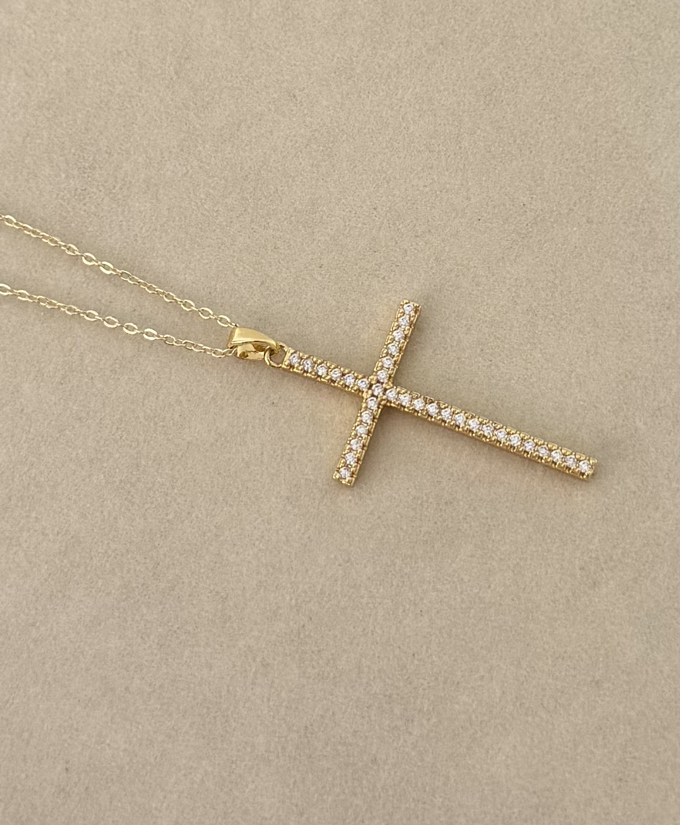 IMG_2275 .Cross Necklace - Gold-Plated - Imagen 1