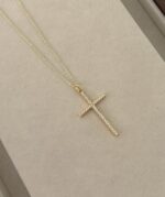 .Cross Necklace - Gold-Plated - Imagen 2