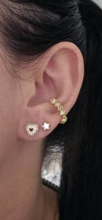 Cristal Ear Cuff (Single Piece) Adjustable - Imagen 2