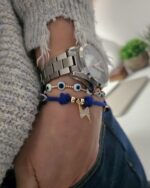 Cobalt blue cord bracelet - Imagen 2