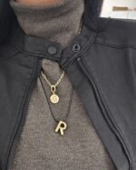 Initials Necklace, Gold-Plated - Imagen 2