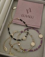 St. Benedict Bracelet- Natural Stones