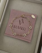 Gold-Plated Stars Bracelet