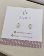 Zirconia Stud Earrings - Imagen 2