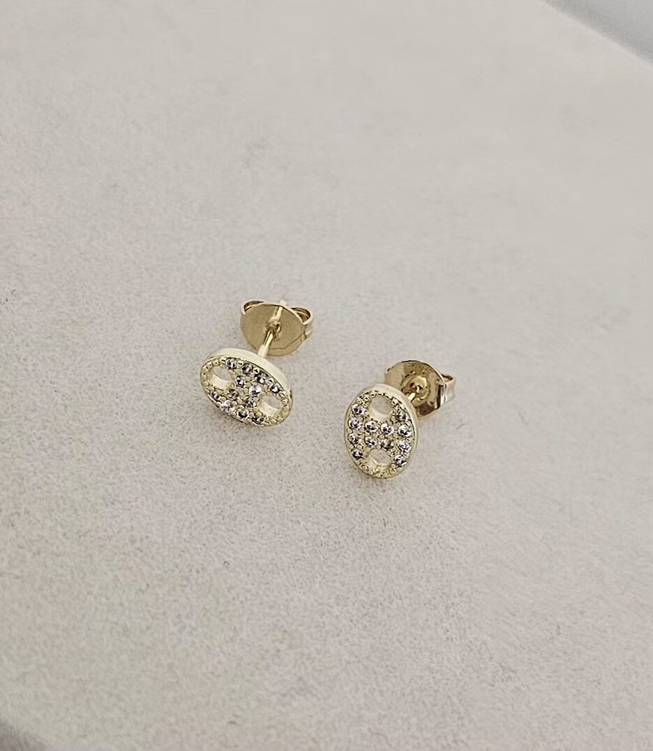 20260527_112630 Zirconia Stud Earrings - Imagen 1