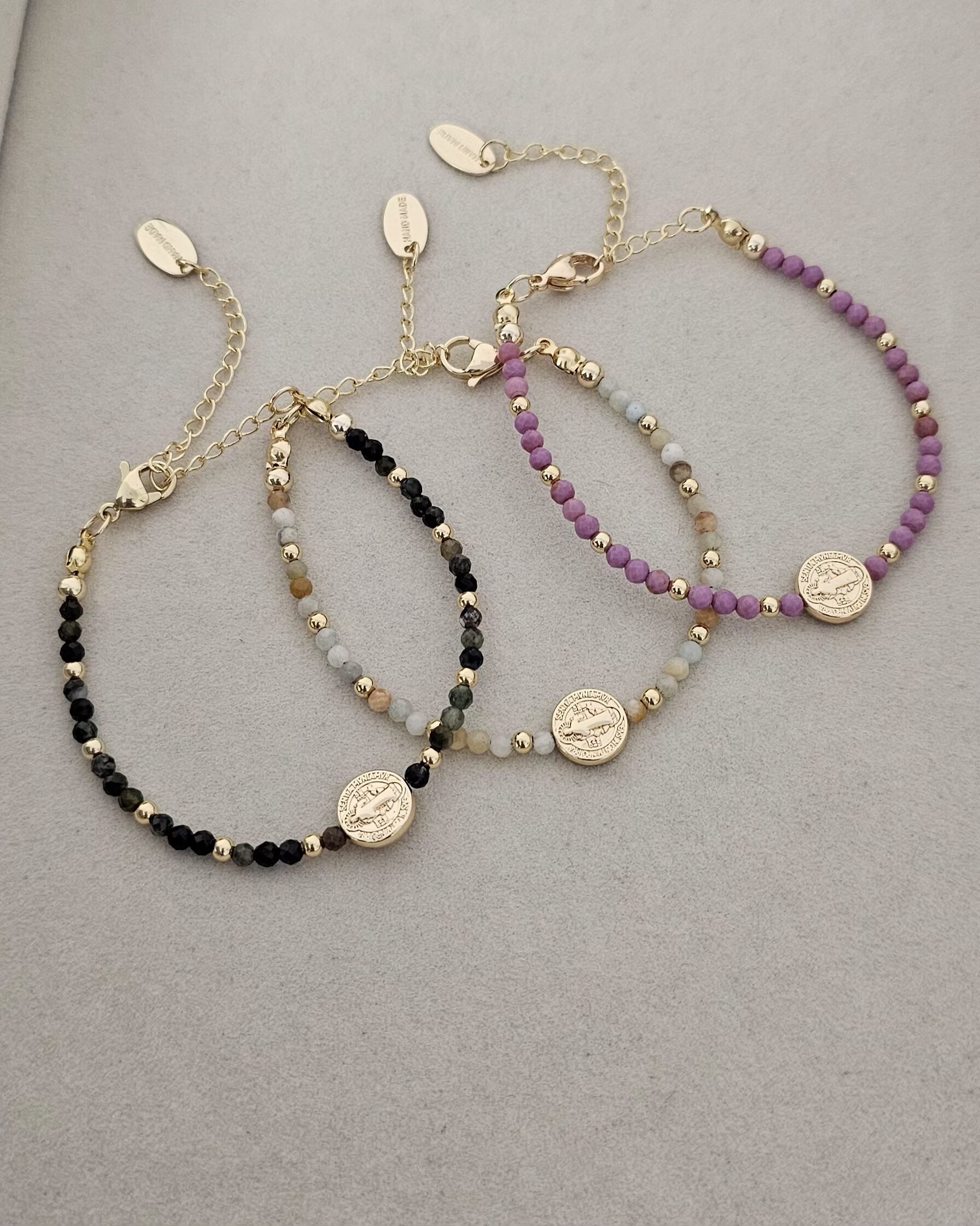 20260803_123620 St. Benedict Bracelet- Natural Stones - Imagen 1