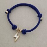 Cobalt blue cord bracelet