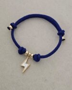 Cobalt blue cord bracelet