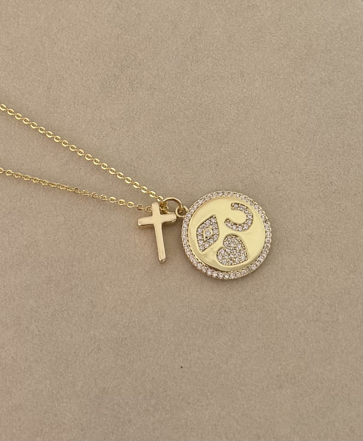 IMG_2259 Charm Necklace, Gold-Plated - Imagen 1