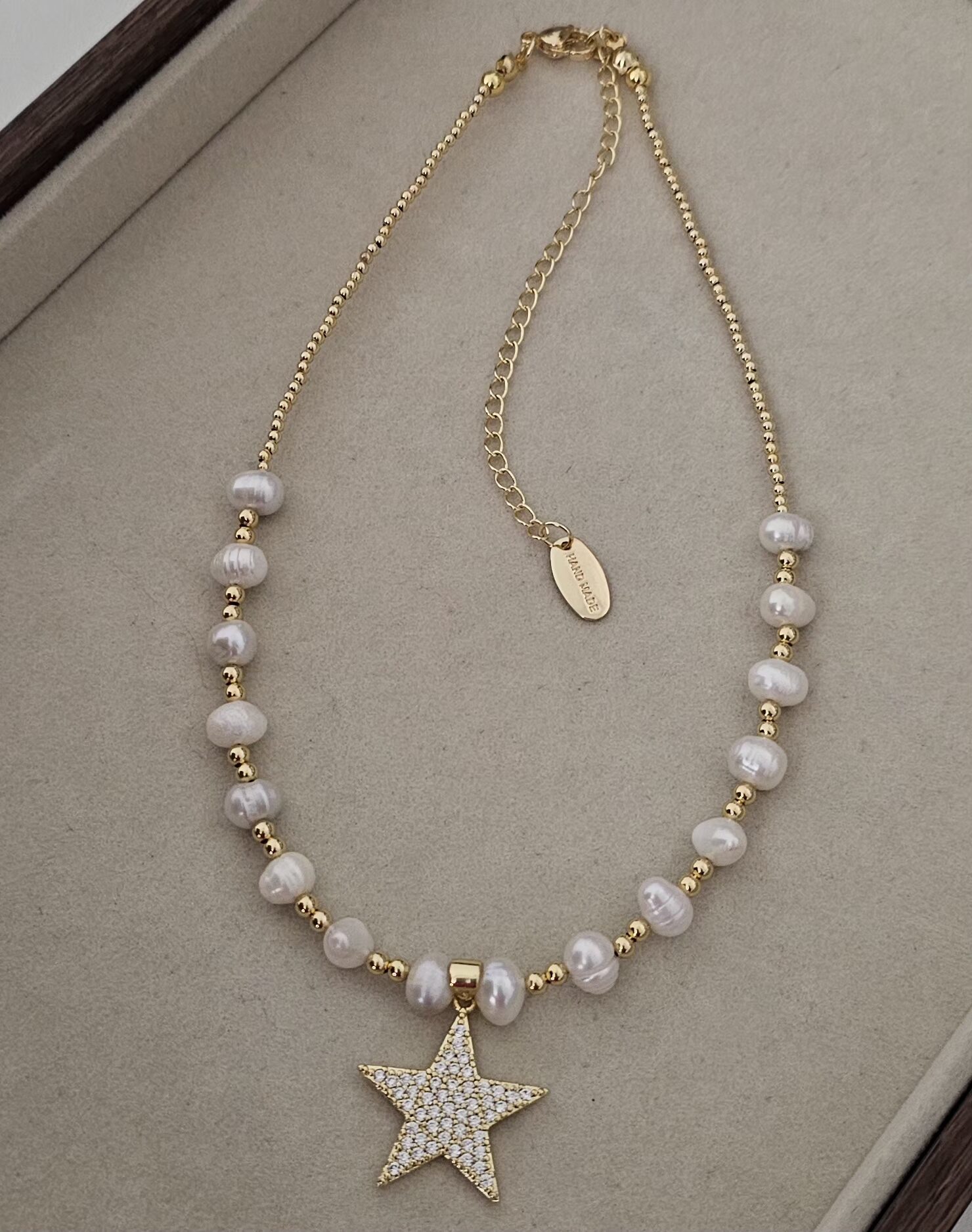 20260131_174412 .Pearl Star Necklace - Imagen 1
