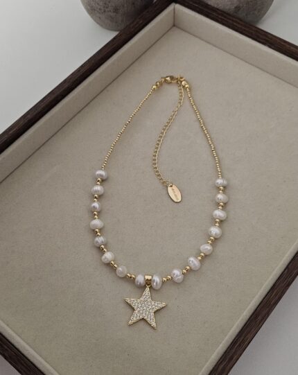 Pearl Star Necklace