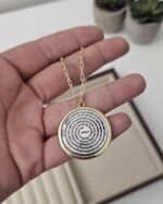 Our Father medallion, long necklace - Imagen 2