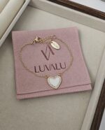 White Heart bracelet