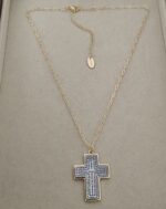 .Our Father cross, long necklace