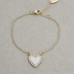 White Heart bracelet